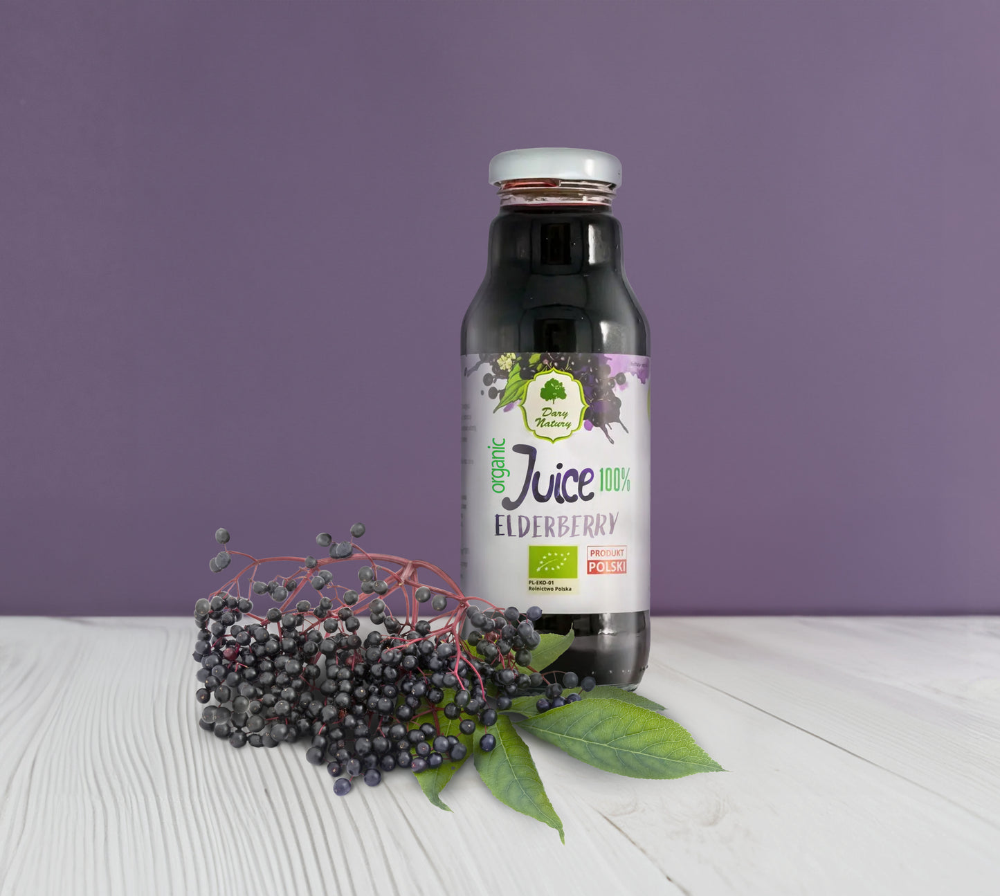 100% Organic Black Elderberry Juice 270 ml